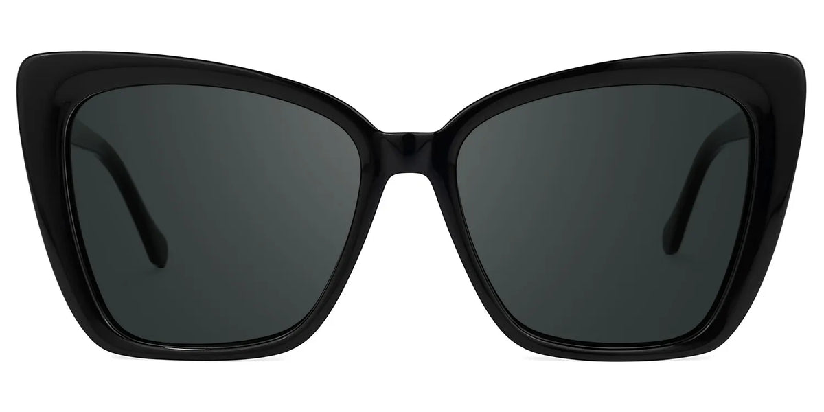 Shanell Butterfly Black Glasses
