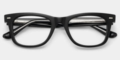 Robert Rectangle Black Glasses