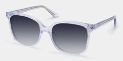 Caroline Clear Square Sunglasses
