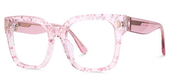 Scicluna Square Pink Glasses