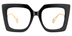 Qatar Square Black Glasses