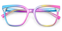 Leo Square Iridescent Glasses