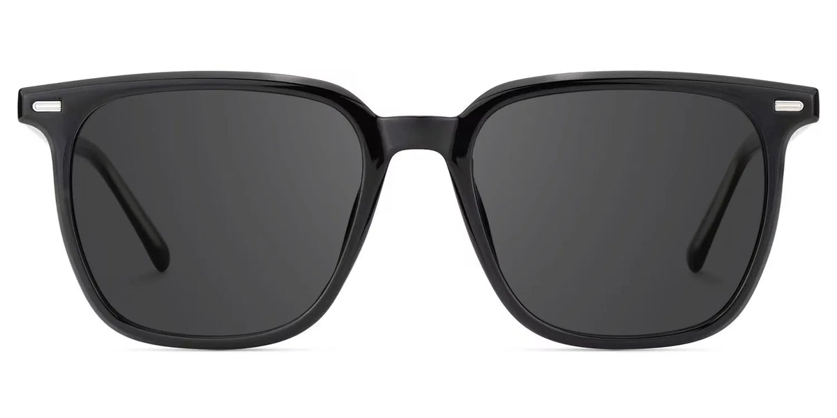 Eliza Square Black Glasses