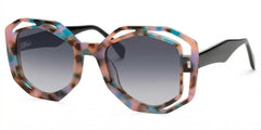 Bobbie Geometric Pink-Tortoise Glasses