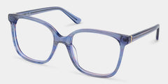 Caroline Blue Square Glasses