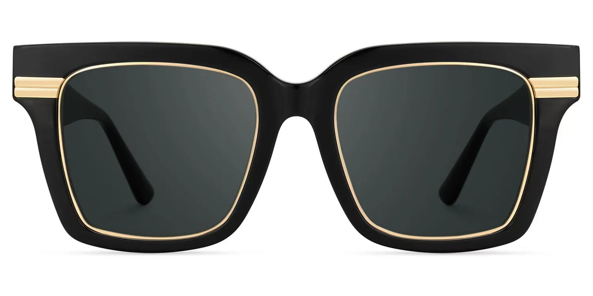 Taylor Square Black Glasses