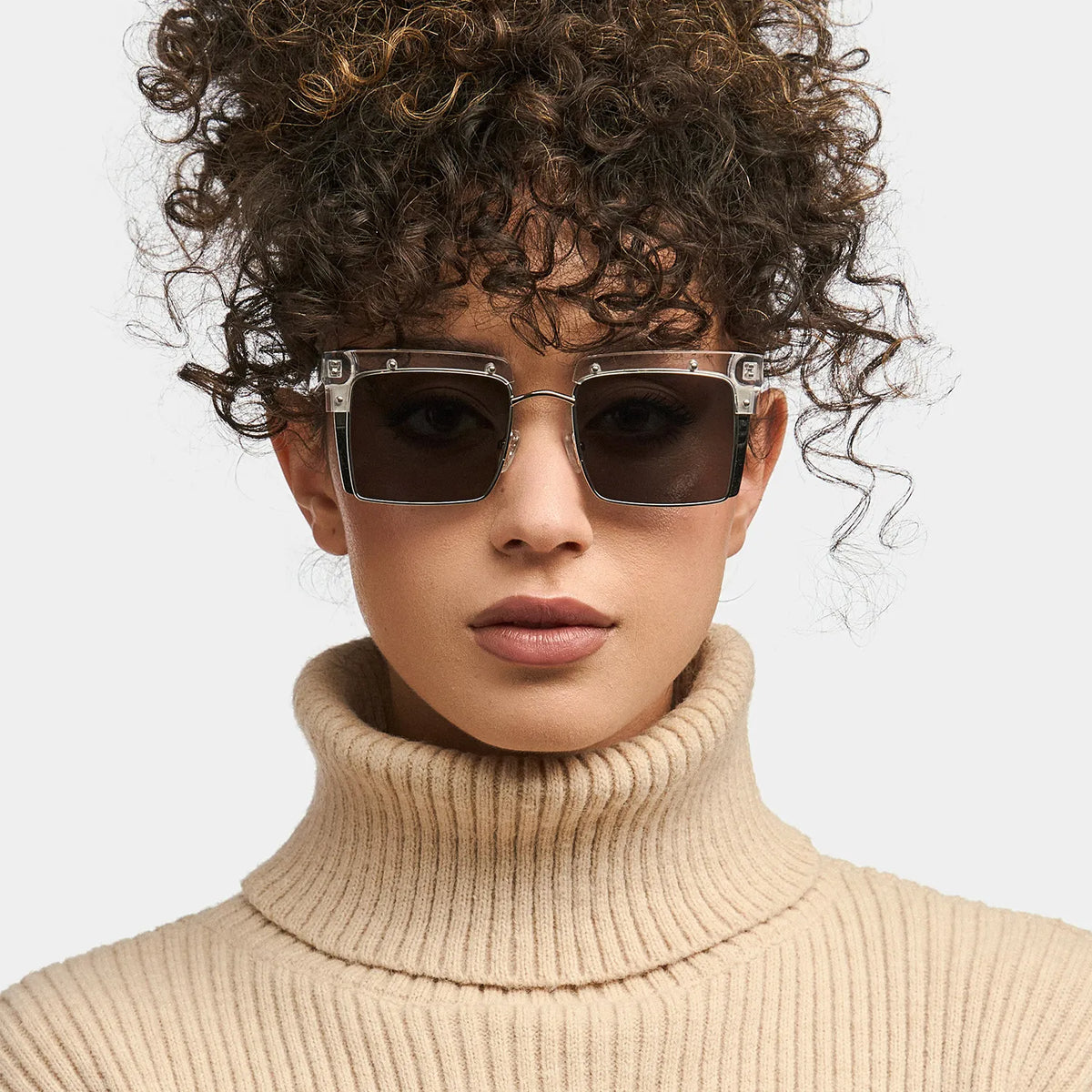 Kiana Square Clear Glasses