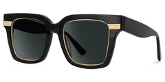Taylor Square Black Glasses