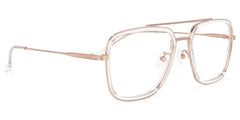 Nayeli Aviator Clear Glasses