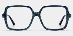 Elena Blue Tortoise Square Glasses