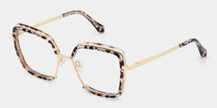 Cordaro Square Clear Tortoise Shell Glasses