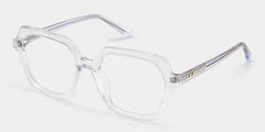 Devon Geometric Clear Glasses