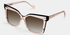 Twolla Square Beige Glasses