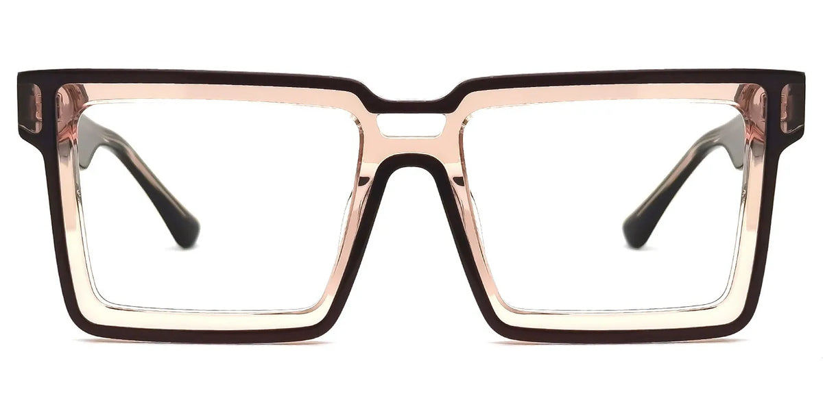 Milian Square Brown Glasses