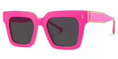 Gilberto Square Bright Pink Glasses