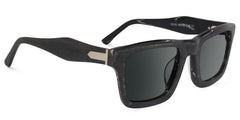 Riley Rectangle Black Glasses