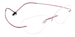 Evelyn Cat Eye Pink Glasses