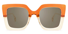 Qatar Square Orange Sunglasses