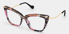 Winston Butterfly Floral Glasses