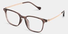 William Rectangle Brown Glasses