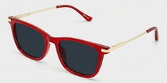 Selena Rectangle Red Glasses