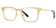Chaney Rectangle Gold Glasses