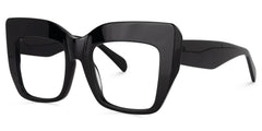 Charmaine Cat Eye Black Glasses