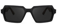 Arthur Geometric Black Sunglasses
