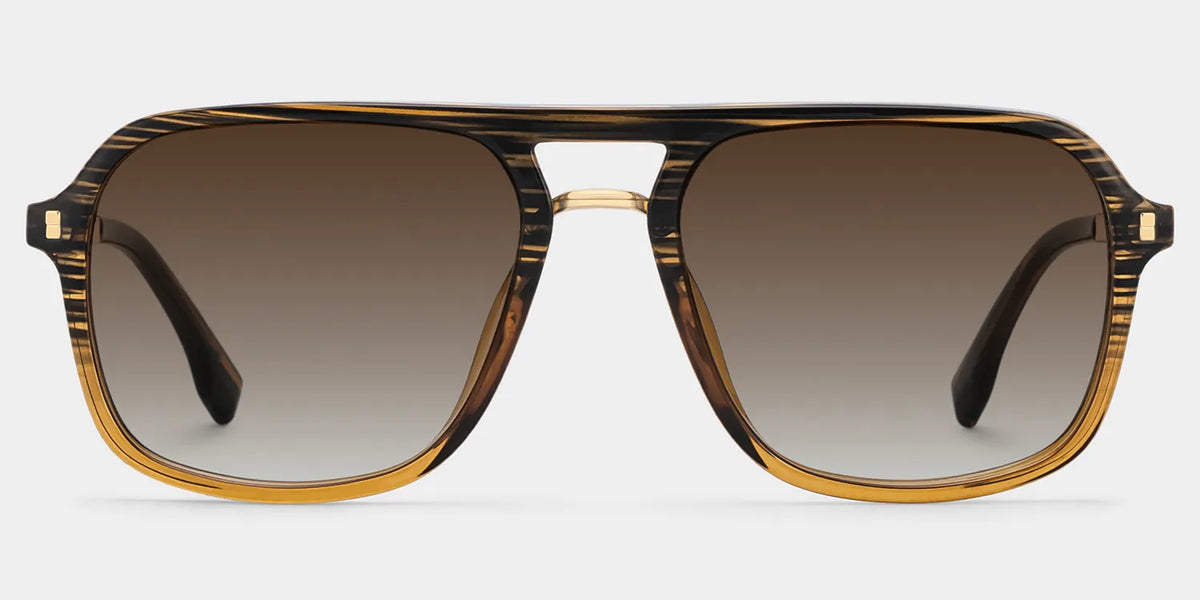 Kilworth Aviator Brown Glasses