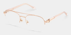 Emily Aviator Rose Gold Glasses