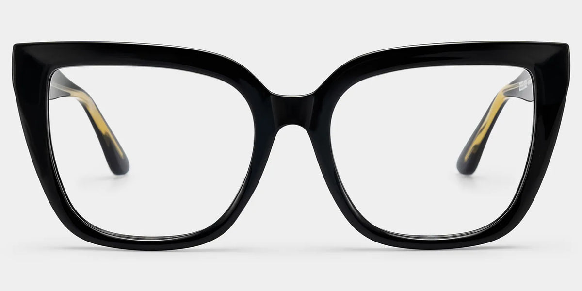 Mirta Square Black Glasses