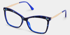 Isaebella Butterfly Blue-Tortoise Glasses