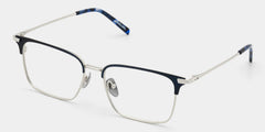 Maxwell Browline Blue Glasses