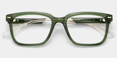 George Rectangle Green Glasses
