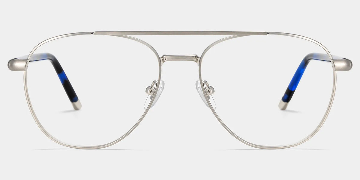 Calvin Aviator Silver Glasses