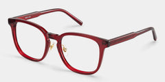 Hailey Square Red Glasses
