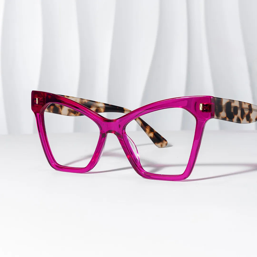 Senica Cateye Purple Glasses