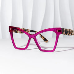 Senica Cateye Purple Glasses