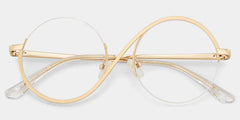Flozif Round Gold Glasses