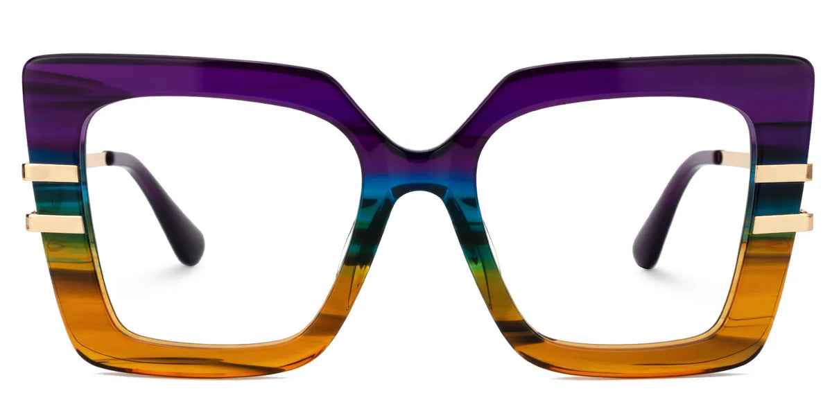 Poutine Square Multicolor Glasses
