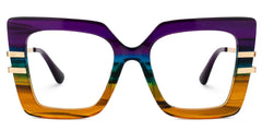 Poutine Square Multicolor Glasses