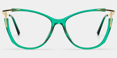 Yomary Cateye Green Glasses