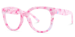 Harrell Square Pink Glasses