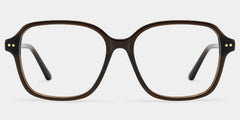 Clementine Brown Square Glasses