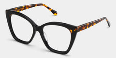 Kira Butterfly Black Glasses