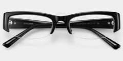Trevor Black Rectangle Glasses