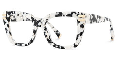 Cardozo Square Cow Print Glasses