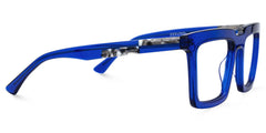 Leblanc Rectangle Blue Glasses