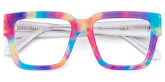 Pop Rectangle Colorful Glasses