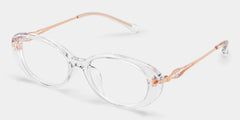 Blaire Oval Clear Glasses